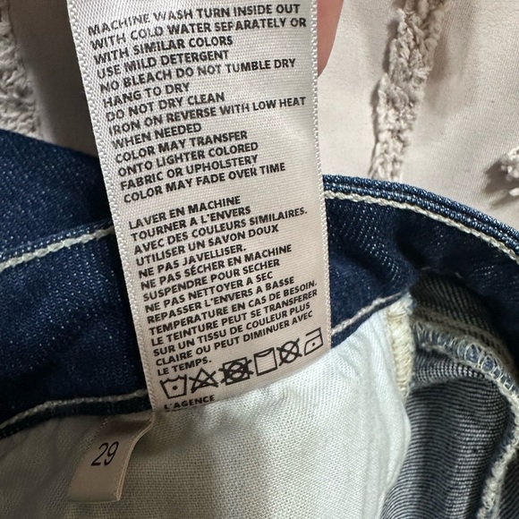 L’Agence Wanda Crop Blue Women's Jeans 29 - Picture 9 of 11